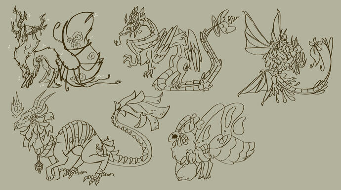 Concept Art - Creatures 01
