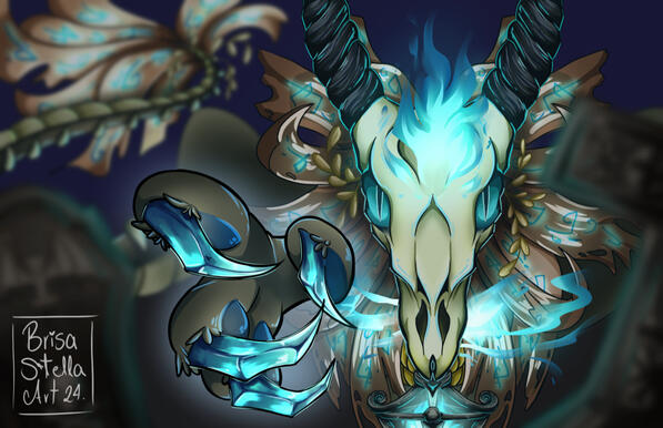 "Anima draco" - Caerula cranium mortis