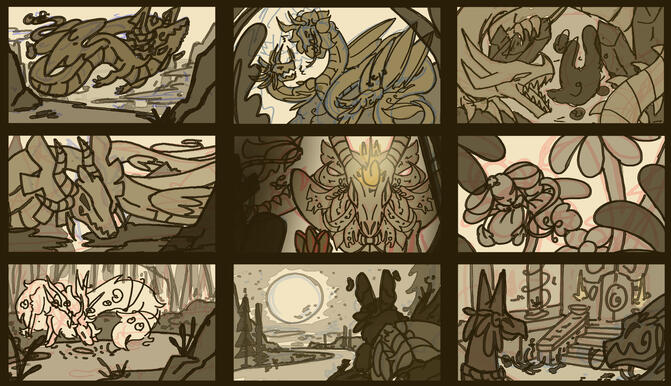Concept Art - Thumbnails 02