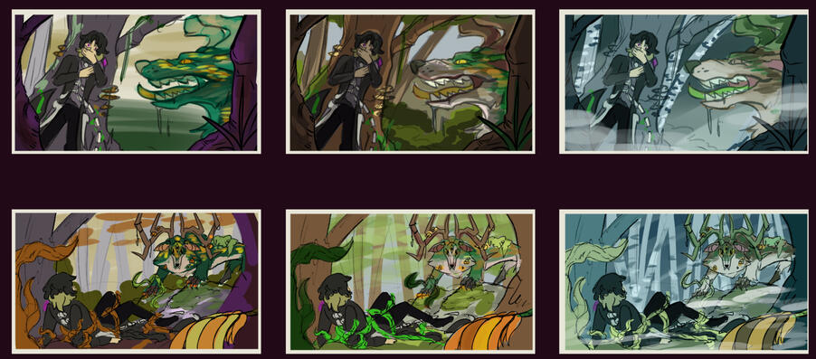 Concept Art - Color Thumbnails