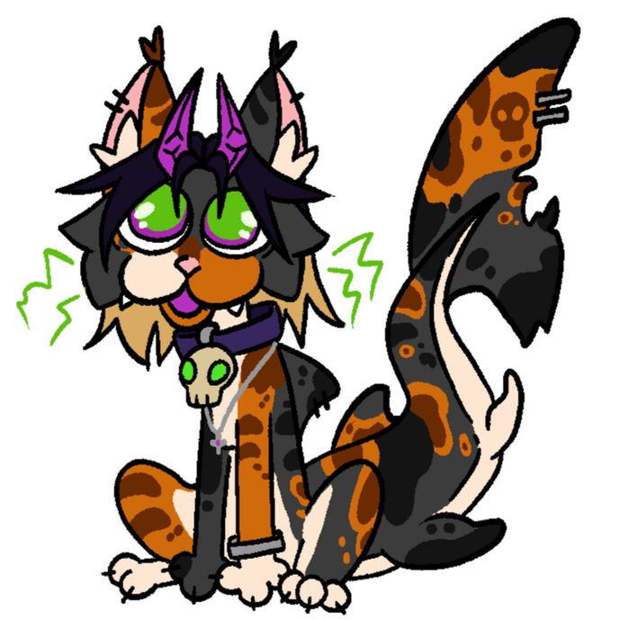 PNG for PNGtuber - Chibi Cat Form