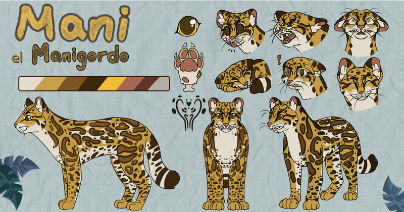Character Reference - Mani the Ocelot